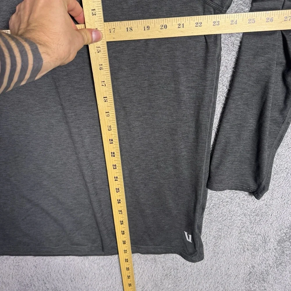 Vuori Pullover Mens 2XL XXL Gray Half Zip Ease Performance 2.0 Lightweight V2001